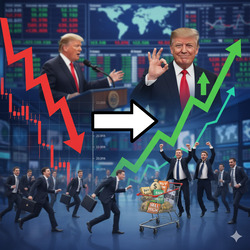 Las iniciales de TACO corresponden a “Trump Always Chickens Out”, es decir, “Trump siempre se acobarda” o “Trump siempre se echa para atrás”. 